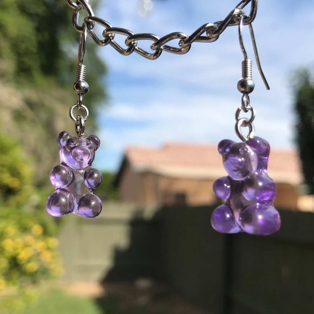 Gummy bear earrings